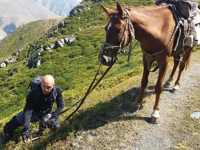 Turas žirgais Tušetijoje, Sakartvele