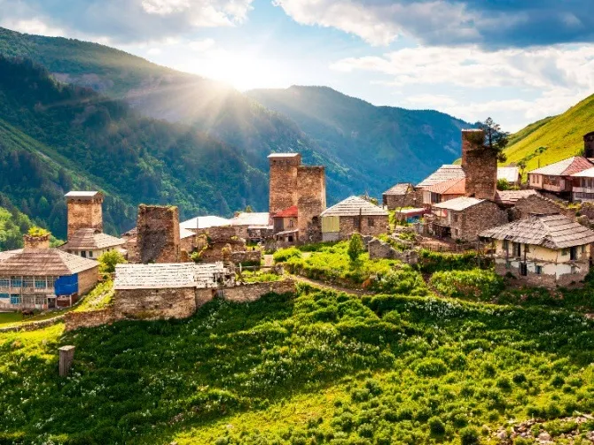 Žygis žirgais Sakartvele, Svanetijoje