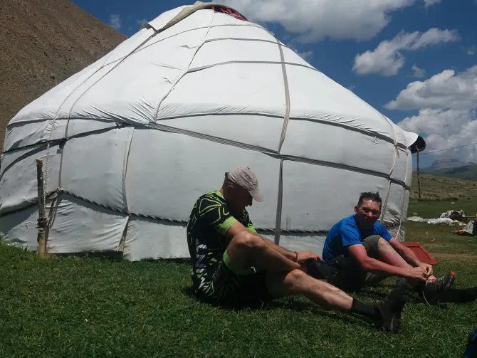 MTB dviračių turas Kirgizijoje, Tian Šanio kalnuose