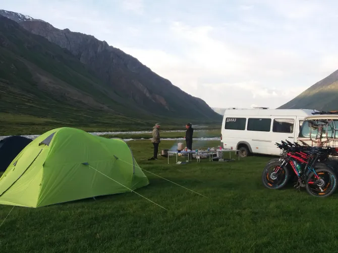 MTB dviračių turas Kirgizijoje, Tian Šanio kalnuose